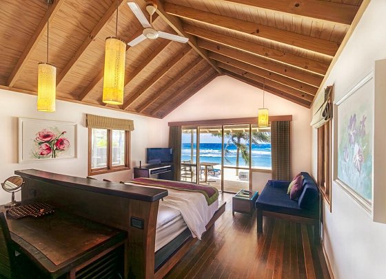 Kuredu Island Resort & Spa - Wohnbeispiel Beach Villa (Zimmercodierungen VB1, VB7, VD1 & VT2)