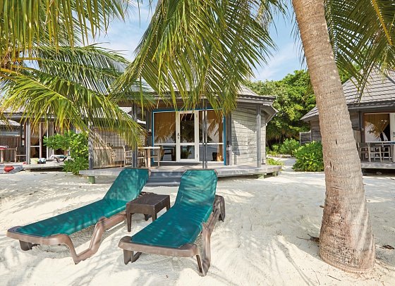 Kuredu Island Resort & Spa - Wohnbeispiel Premium Beach Villa (Zimmercodierung VB2)