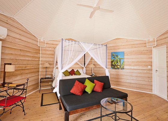 Kuredu Island Resort & Spa - Wohnbeispiel Premium Beach Villa (Zimmercodierung VB2)