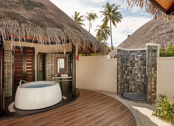 Sun Siyam Iru Fushi Maldives - Wohnbeispiel Deluxe Beach Villa (Zimmercodierungen VB1 & VV1)