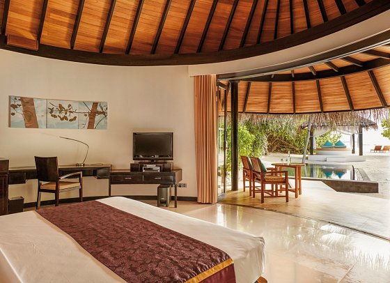 Sun Siyam Iru Fushi Maldives - Wohnbeispiel Deluxe Beach Villa with Pool (Zimmercodierungen VB2 & VV2)