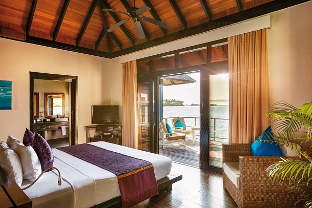 Sun Siyam Iru Fushi Maldives - Wohnbeispiel Water Villa (Zimmercodierungen VX1 & VV4)