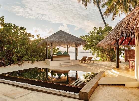 Sun Siyam Iru Fushi Maldives - Wohnbeispiel Deluxe Beach Villa with Pool (Zimmercodierungen VB2, VV2, FB1 & FV1)