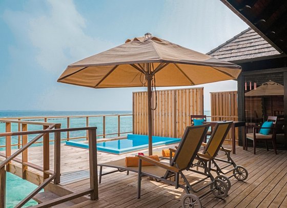 Sun Siyam Iru Fushi Maldives - Wohnbeispiel Horizon Water Villa with Pool (Zimmercodierungen VX2, VV5, VX5 & VV8)