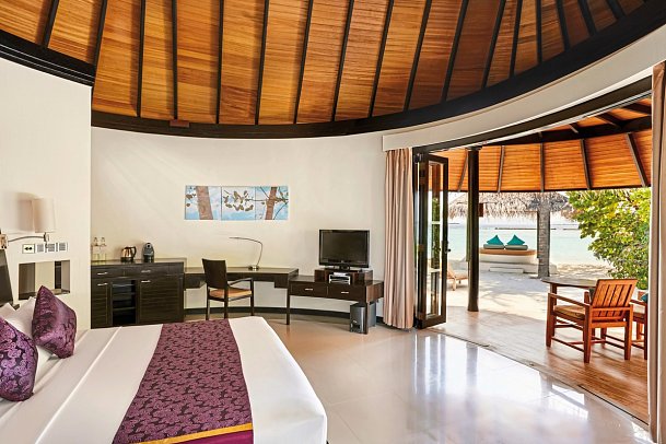 Sun Siyam Iru Fushi Maldives - Wohnbeispiel Deluxe Beach Villa (Zimmercodierungen VB1 & VV1)