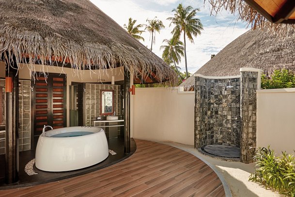 Sun Siyam Iru Fushi Maldives - Wohnbeispiel Deluxe Beach Villa (Zimmercodierungen VB1 & VV1)