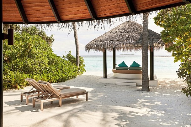 Sun Siyam Iru Fushi Maldives - Wohnbeispiel Deluxe Beach Villa (Zimmercodierungen VB1 & VV1)