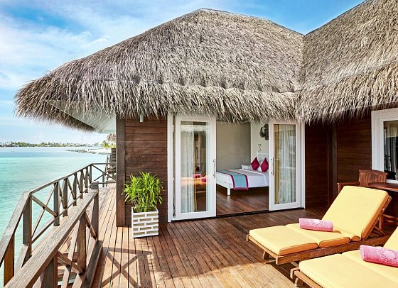 Sun Siyam Vilu Reef Maldives - Wohnbeispiel Reef Villa (Zimmercodierungen VX1 & VV4)
