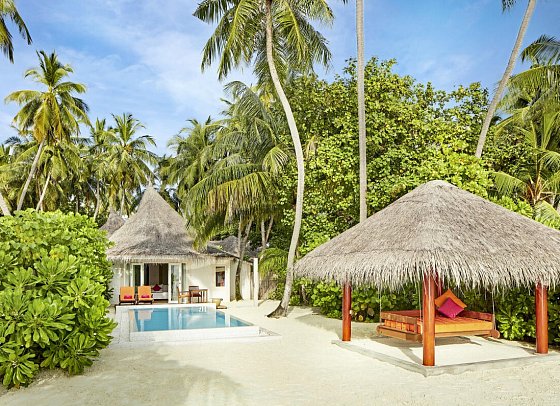 Sun Siyam Vilu Reef Maldives - Wohnbeispiel Beach Villa with Pool (Zimmercodierungen VB3 & VV3)