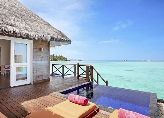 Sun Siyam Vilu Reef Maldives - Wohnbeispiel Water Villa with Pool (Zimmercodierungen VX3 & VV6)
