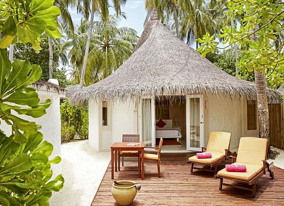 Sun Siyam Vilu Reef Maldives - Wohnbeispiel Beach Villa (Zimmercodierungen BB1 & BV1)