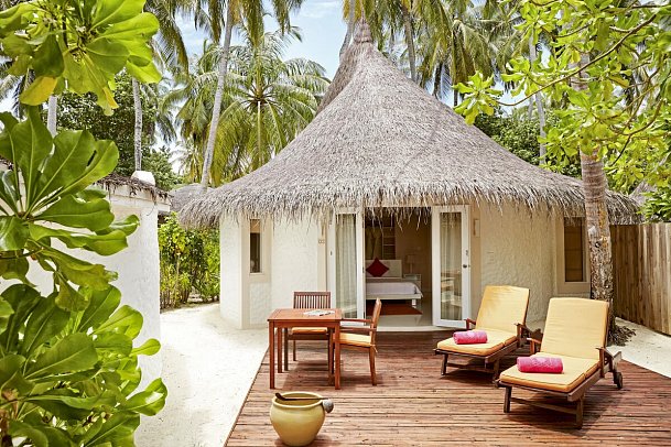 Sun Siyam Vilu Reef Maldives - Wohnbeispiel Beach Villa (Zimmercodierungen BB1 & BV1)