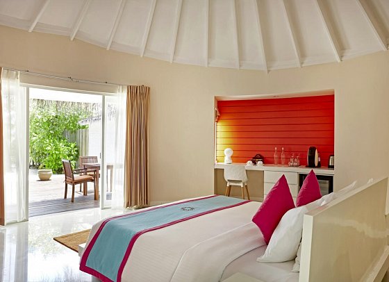Sun Siyam Vilu Reef Maldives - Wohnbeispiel Beach Villa (Zimmercodierungen BB1 & BV1)