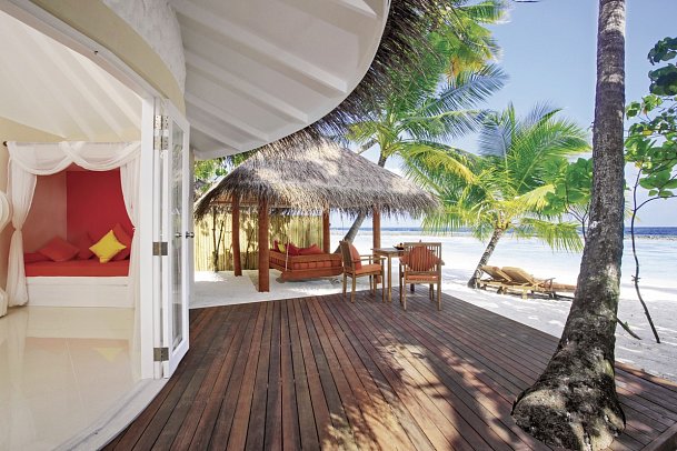 Sun Siyam Vilu Reef Maldives - Wohnbeispiel Deluxe Beach Villa (Zimmercodierung VB1)