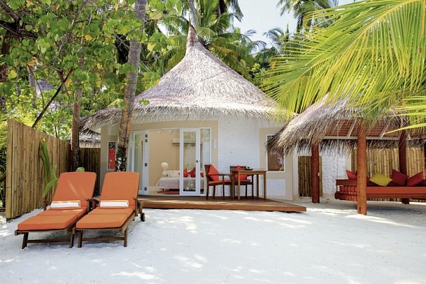 Sun Siyam Vilu Reef Maldives - Wohnbeispiel Deluxe Beach Villa (Zimmercodierung VB1)
