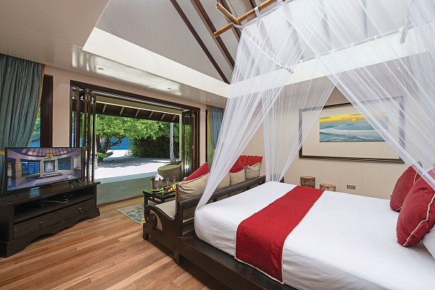 Atmosphere Kanifushi Maldives - Wohnbeispiel Sunset Beach Villa (Zimmercodierung VB1)