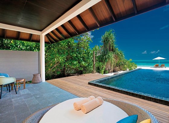 Atmosphere Kanifushi Maldives - Wohnbeispiel Kanifushi Beach Villa with Pool (Zimmercodierung VB5)