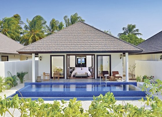 Atmosphere Kanifushi Maldives - Wohnbeispiel Sunset Beach Villa with Pool (Zimmercodierung VB2)