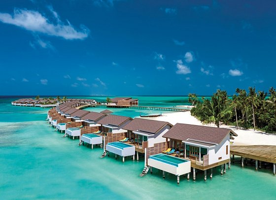 Atmosphere Kanifushi Maldives - Wohnbeispiel Water Villa with Pool (Zimmercodierung VX2)