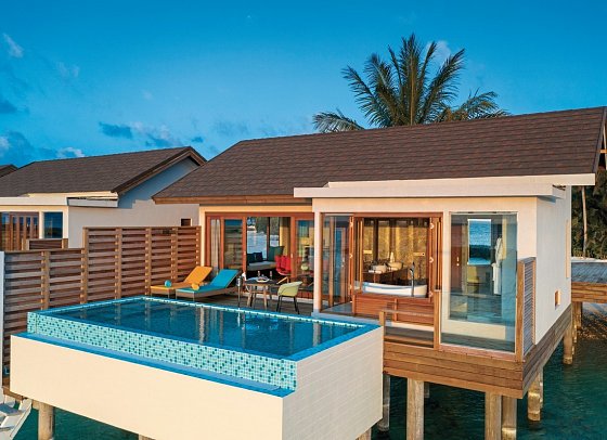 Atmosphere Kanifushi Maldives - Wohnbeispiel Water Villa with Pool (Zimmercodierung VX2)