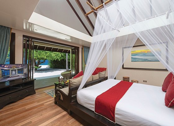 Atmosphere Kanifushi Maldives - Wohnbeispiel Sunset Beach Villa (Zimmercodierung VB1)