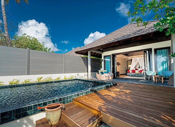 Atmosphere Kanifushi Maldives - Wohnbeispiel Kanifushi Beach Villa with Pool (Zimmercodierung VB5)
