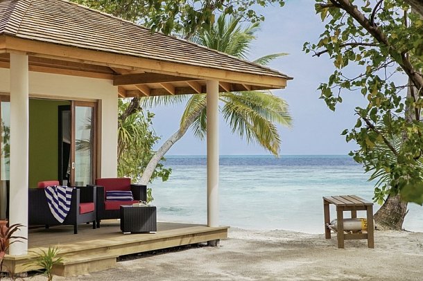 Vilamendhoo Island Resort & Spa - Wohnbeispiel Beach Villa (Zimmercodierungen VB1 & VB2)