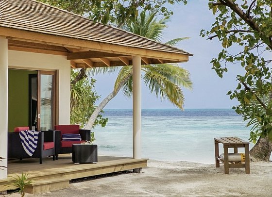 Vilamendhoo Island Resort & Spa - Wohnbeispiel Beach Villa (Zimmercodierungen VB1 & VB2)