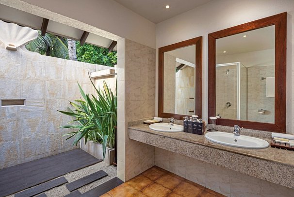 ADAARAN Select Meedhupparu - Beispiel Bad Beach Villa (Zimmercodierungen VB1 & VB7)