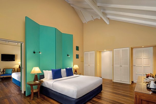 ADAARAN Select Meedhupparu - Wohnbeispiel Family Beach Villa (Zimmercodierungen FB1 & FV1)