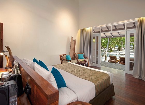 ADAARAN Select Meedhupparu - Wohnbeispiel Jacuzzi Beach Villa (Zimmercodierungen VB5 & VB9)