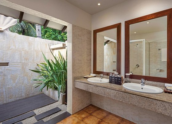 ADAARAN Select Meedhupparu - Beispiel Bad Beach Villa (Zimmercodierungen VB1 & VB7)