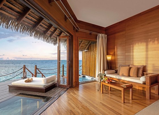 ADAARAN Prestige Water Villas - Wohnbeispiel Water Villa (Zimmercodierungen VX1 & VV1)