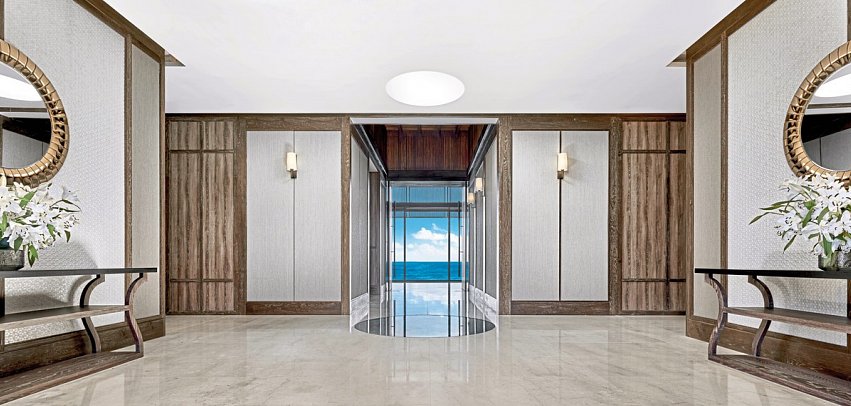 Park Hyatt Maldives Hadahaa - Overwater Reef Residenz Eingang