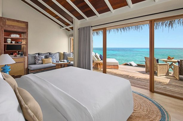 NH Collection Maldives Reethi Resort - Wohnbeispiel Overwater Villa (Zimmercodierung VX1)