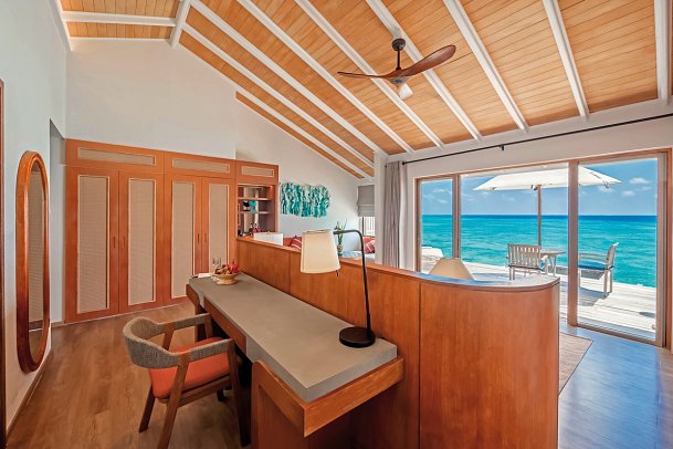 NH Collection Maldives Reethi Resort - Wohnbeispiel Over Water Villa (Zimmercodierung VX1)