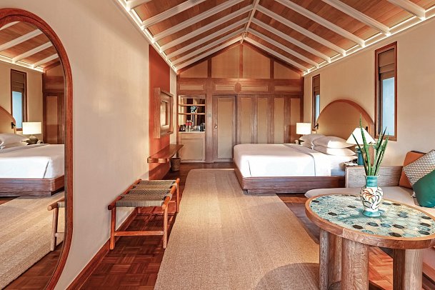 NH Collection Maldives Reethi Resort - Wohnbeispiel Deluxe Sunset Villa with Pool (Zimmercodierung VB2)