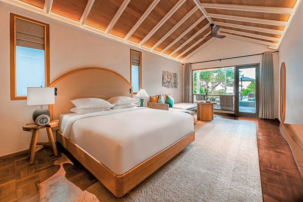 NH Collection Maldives Reethi Resort - Wohnbeispiel Deluxe Sunset Villa with Pool (Zimmercodierung VB2)