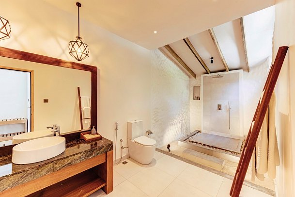 Cinnamon Dhonveli Maldives - Wohnbeispiel Beach Bungalow (Zimmercodierung BB1)