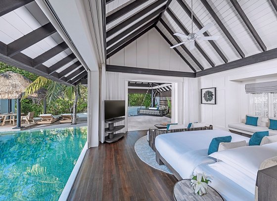 Naladhu Private Island Maldives - Beach House mit Pool (Zimmercodierung VB1)