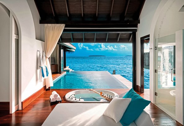 Anantara Kihavah Maldives Villas - Sunset Over Water Pool Villa