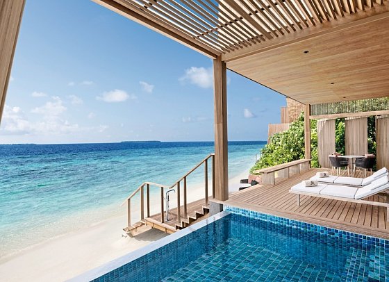 The St. Regis Maldives Vommuli Resort - Two-Bedroom Beach Villa with Pool (Zimmercodierung VB5)