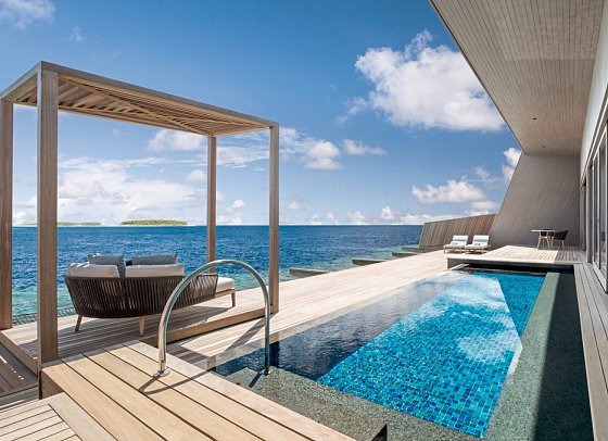 The St. Regis Maldives Vommuli Resort - Overwater St. Regis Suite with Pool (Zimmercodierung WB2)