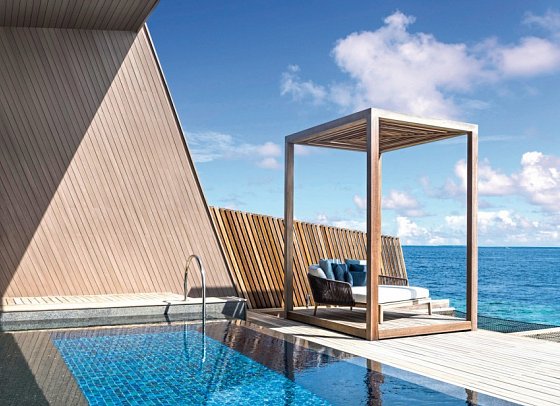 The St. Regis Maldives Vommuli Resort - Overwater St. Regis Suite with Pool (Zimmercodierung WB2)