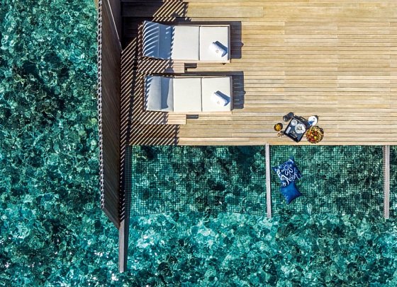 The St. Regis Maldives Vommuli Resort - Overwater Villa with Pool (Zimmercodierungen VB1 & VB4)