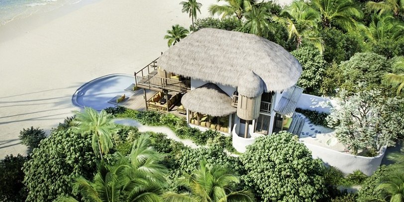Soneva Jani Resort - Modellbild One Bedroom Beach Villa