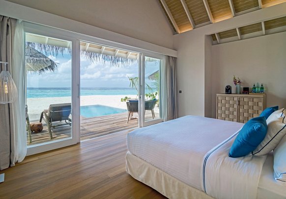 Baglioni Resort Maldives - Luxury All Inclusive Resort - Deluxe Beach Villa with Pool (Zimmercodierung VB6)