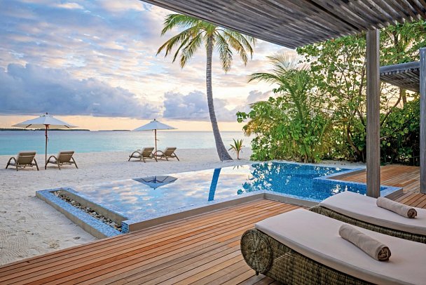 Baglioni Resort Maldives - Luxury All Inclusive Resort - Sunset Beach Villa with Pool (Zimmercodierung VB5)