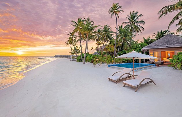 Baglioni Resort Maldives - Luxury All Inclusive Resort - Sunset Beach Villa with Pool (Zimmercodierung VB5)