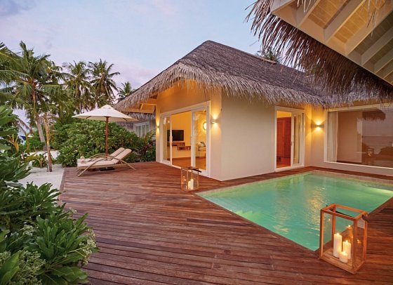 Baglioni Resort Maldives - Luxury All Inclusive Resort - Deluxe Beach Suite with Pool (Zimmercodierung VB7)